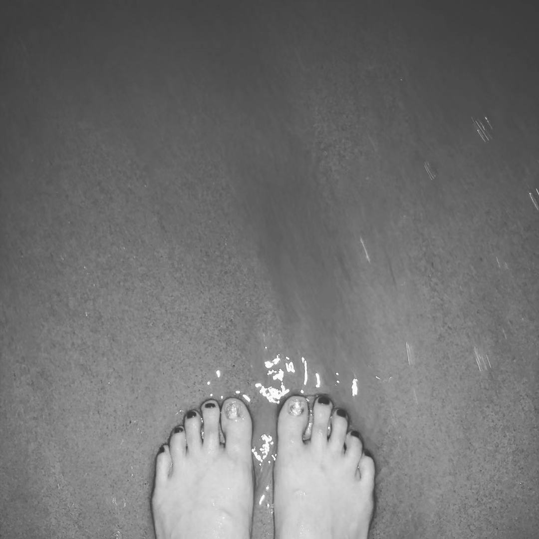 夜里的海浪